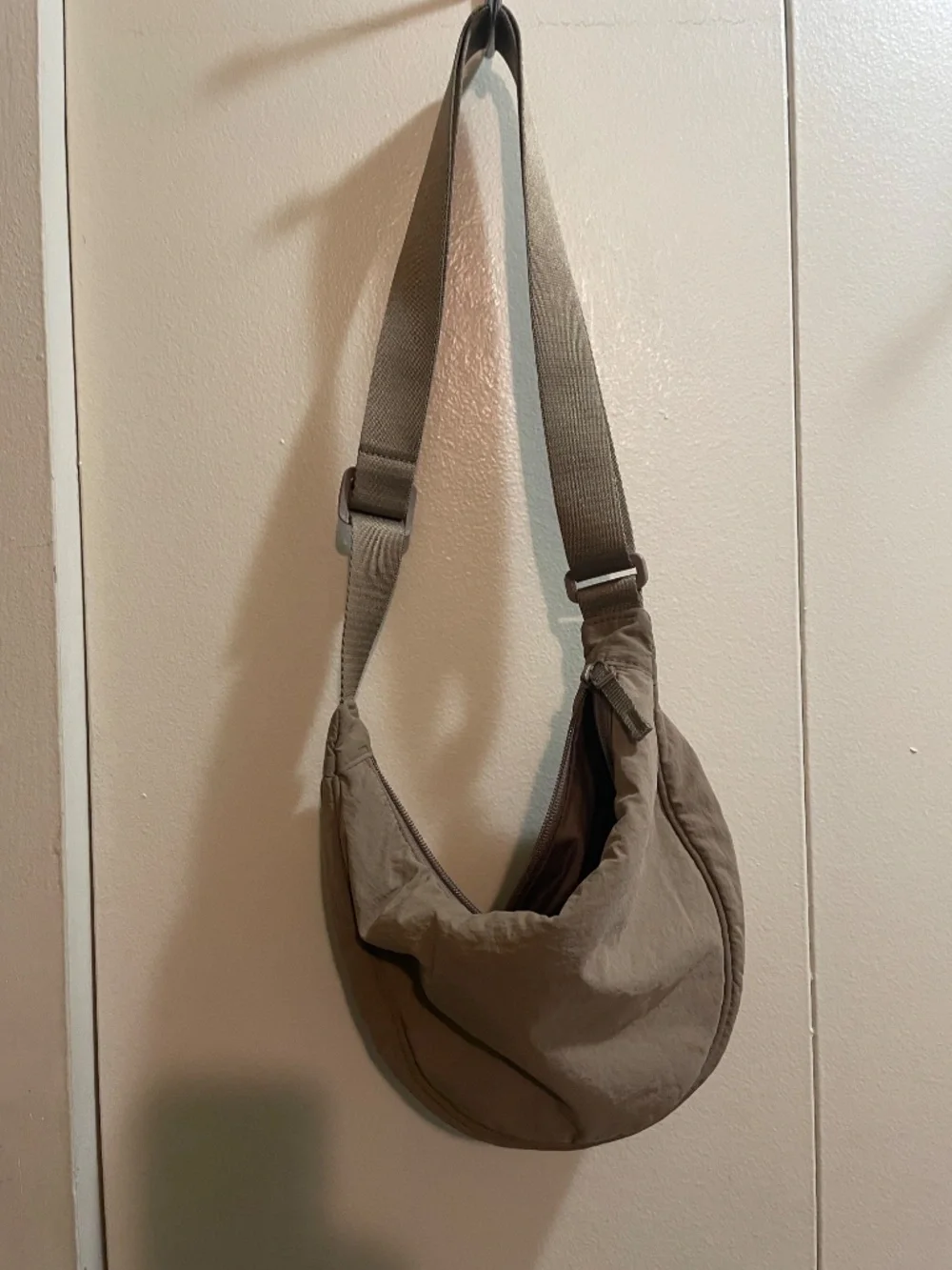 Uniqlo Tan Crescent Bag - Original